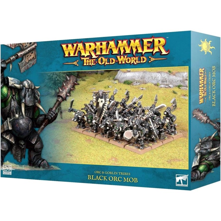 Warhammer The Old World Black Orc Mob