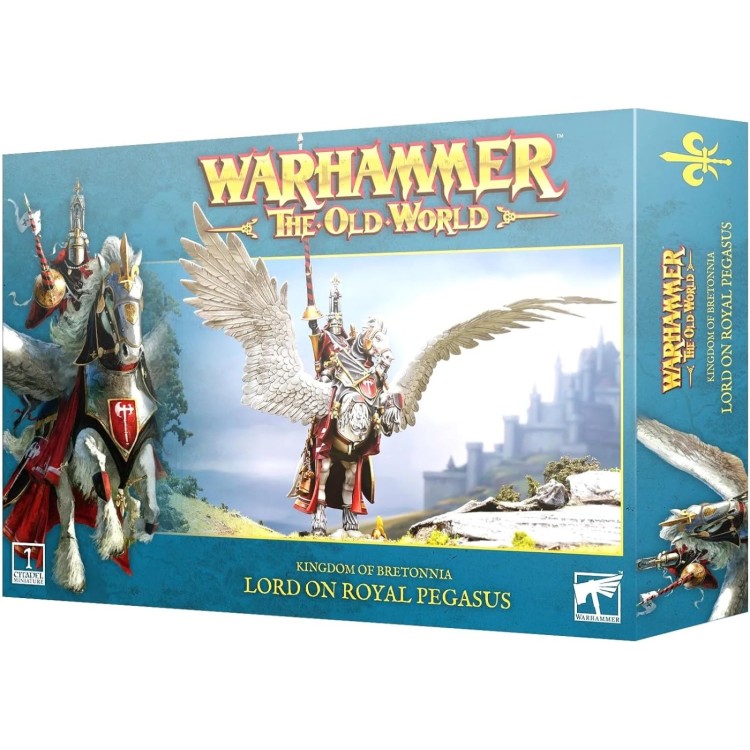 Warhammer The Old World Kingdom of Bretonnia Lord on Royal Pegasus