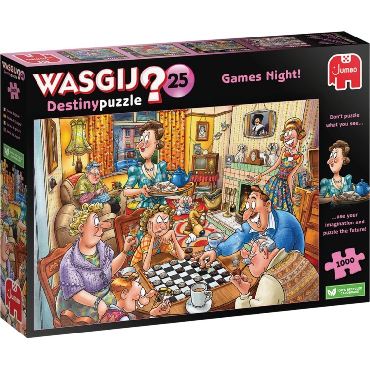 Wasgij Destiny 25 Games Night 1000pc Puzzle