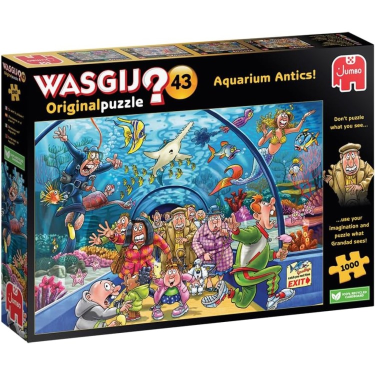 Wasgij Original 43 Aquarium Antics 1000pc Puzzle