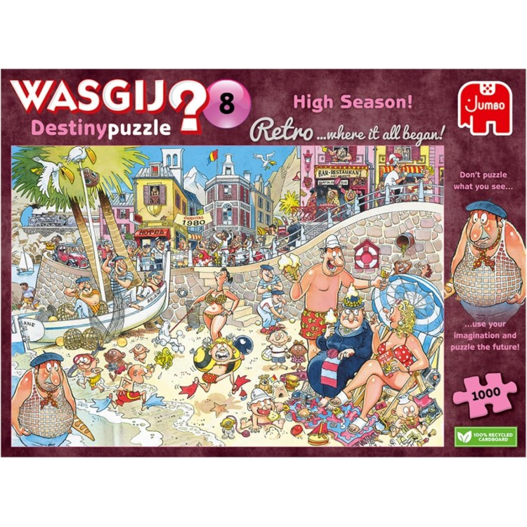 Wasgij Retro Destiny 8 High Season 1000pc Puzzle