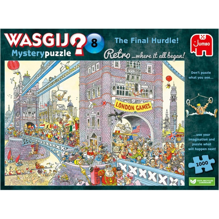 Wasgij Retro Mystery 8 The Final Hurdle 1000pc Puzzle