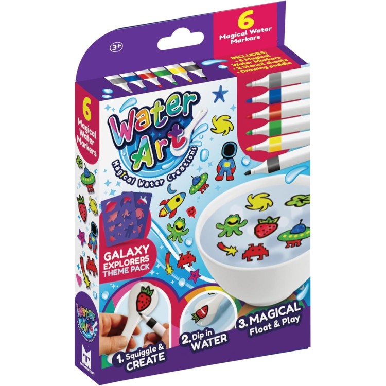 Water Art 6 Pen Pack Galaxy Explorers