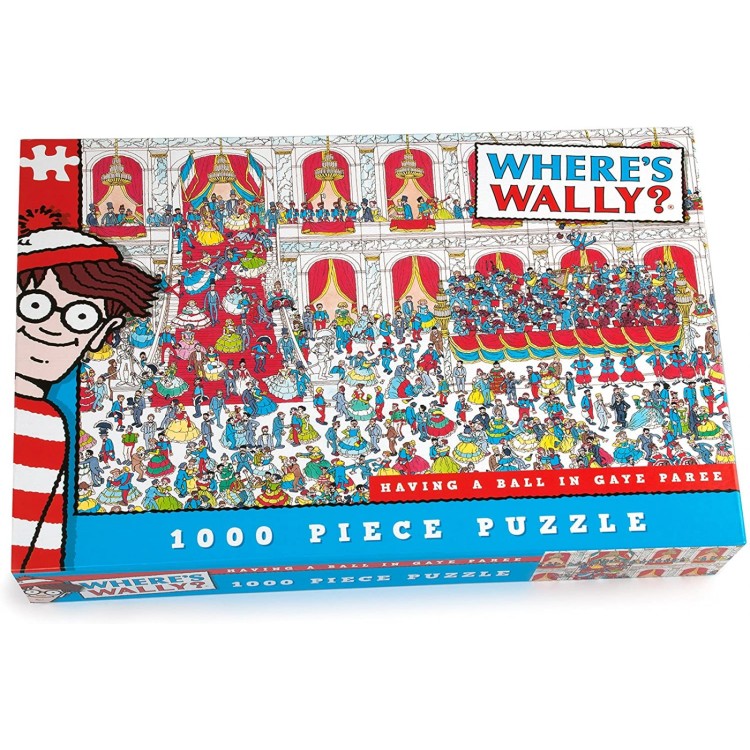 Wheres Wally? Having A Ball In Gaye Paree 1000pc Puzzle