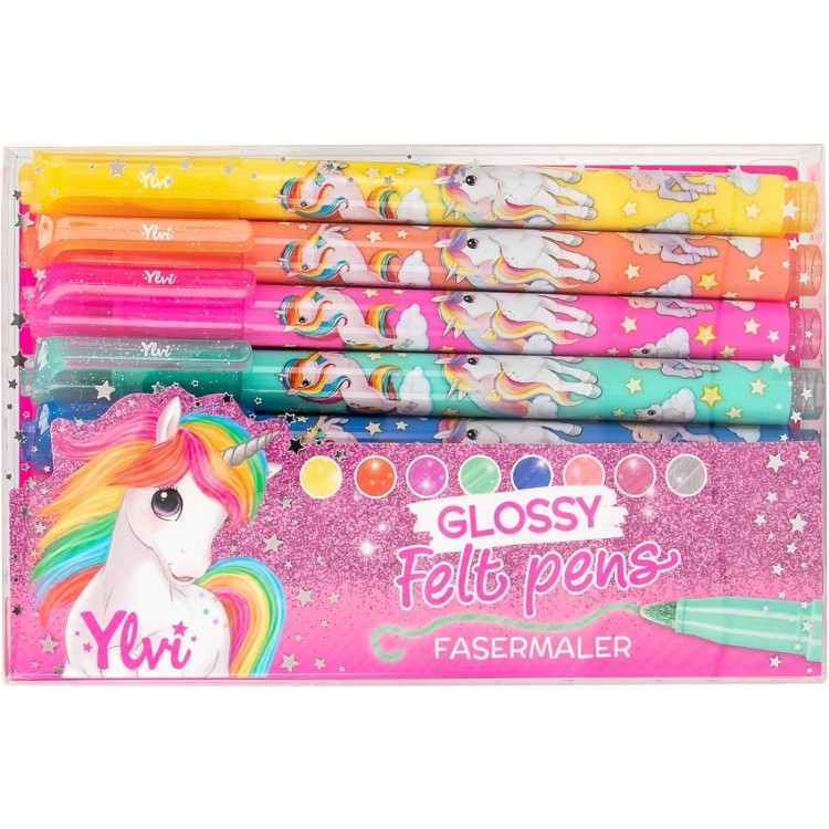 Ylvi Glossy Felt Pens Set