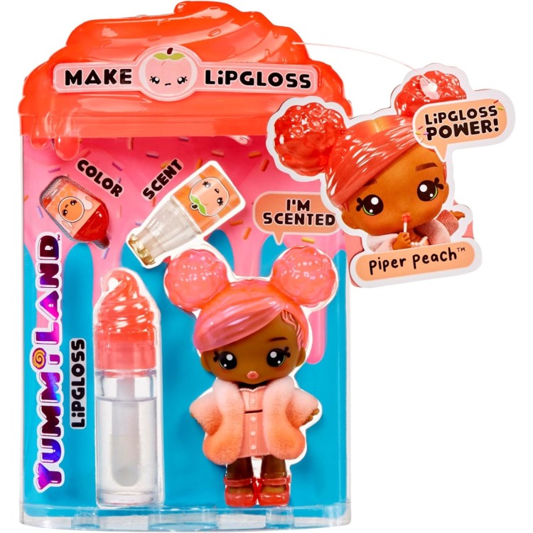 Yummiland Lipgloss Doll - Piper Peach